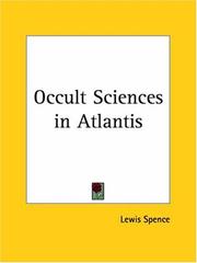 Cover of: Occult Sciences in Atlantis