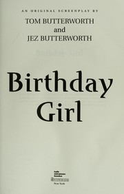 Cover of: Birthday girl: an original screenplay