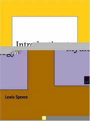 Cover of: Introduction to Mythology by Lewis Spence