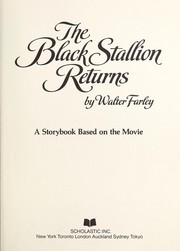 Cover of: The black stallion returns | Walter Farley