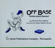 Cover of: Off Base: Riddles About Baseball (You Must Be Joking)