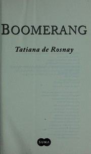 Boomerang by Tatiana de Rosnay