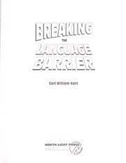 Cover of: Breaking the Language Barrier | Carl William Hart