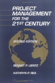 Cover of: Project management for the 21st century