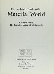 Cover of: The Cambridge guide to the material world | Rodney Cotterill