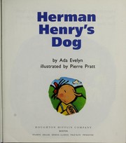 Cover of: Herman Henry's dog by Ada Evelyn