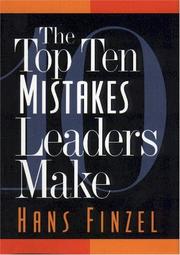Cover of: The top ten mistakes leaders make