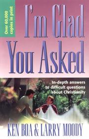 Cover of: I'm glad you asked