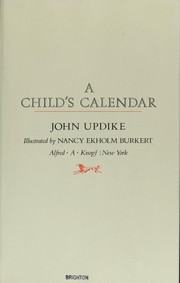Cover of: A child's calendar.