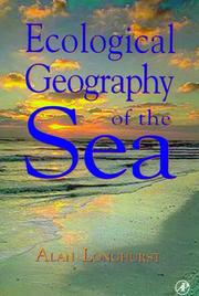 Cover of: Ecological geography of the sea