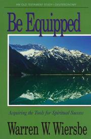 Cover of: Be Equipped (Be) by Warren W. Wiersbe