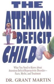 Cover of: The attention deficit child