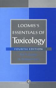 Cover of: Loomis's essentials of toxicology by Ted A. Loomis