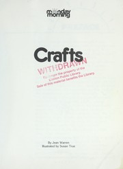 Cover of: Crafts (Play and Learn (Monday Morning))
