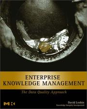 Cover of: Enterprise Knowledge Management: The Data Quality Approach (The Morgan Kaufmann Series in Data Management Systems)