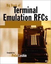 Cover of: Big Book of Terminal Emulation RFCs (Big Book (Morgan Kaufmann)) by Peter Loshin