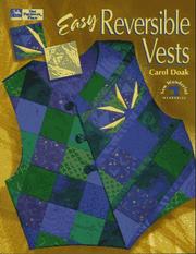 Cover of: Easy reversible vests by Carol Doak