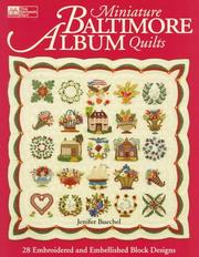 Cover of: Miniature Baltimore album quilts by Jenifer Buechel