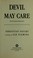 Cover of: Devil may care