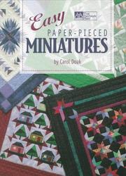 Cover of: Easy paper-pieced miniatures
