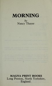 Cover of: Morning by Nancy Thayer