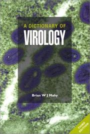 Cover of: A Dictionary of Virology (3rd Edition) by Brian W. J. Mahy