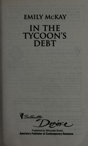 Cover of: In the tycoon's debt