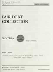 Cover of: Fair debt collection | Robert J. Hobbs