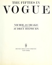 The fifties in Vogue by Nicholas Drake