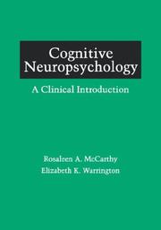 Cover of: Cognitive neuropsychology: a clinical introduction