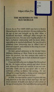 Cover of: The murders in the rue morgue | Edgar Allan Poe