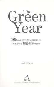 Cover of: The green year by Jodi Helmer