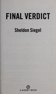 Cover of: Final verdict by Sheldon Siegel