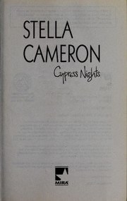 Cover of: Cypress Nights by Stella Cameron