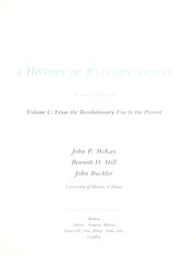 Cover of: A history of Western society by John P. McKay