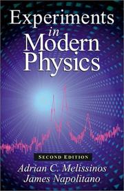 melissinos experiments in modern physics