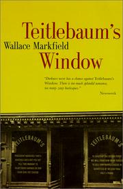 Cover of: Teitlebaum's window