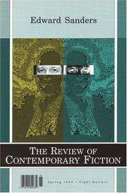 Cover of: The Review of Contemporary Fiction (Spring 1999): Edward Sanders