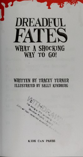 Dreadful fates by Tracey Turner