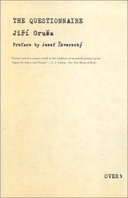 Cover of: The questionnaire