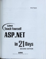 Cover of: Sams Teach Yourself ASP. NET in 21 Days by Chris Payne