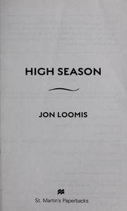 Cover of: High season