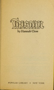Cover of: Tristan | Hannah Priebsch Closs