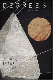 Cover of: Degrees by Michel Butor, Richard Howard