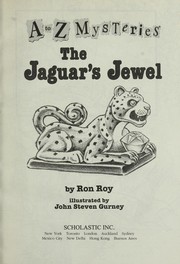 Cover of: The jaguar's jewel (A to Z mysteries)