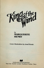 Cover of: King of the wind | Marguerite Henry