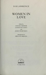 Cover of: Women in love | D. H. Lawrence