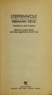 Cover of: Steppenwolf by Hermann Hesse