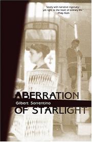 Cover of: Aberration of Starlight by Gilbert Sorrentino