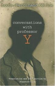 Cover of: Conversations With Professor Y by Louis-Ferdinand Celine
